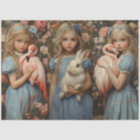 Alice in Wonderland White Rabbit Flamingo