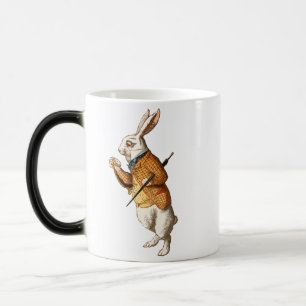 Alice in Wonderland - White Rabbit Magic Mug