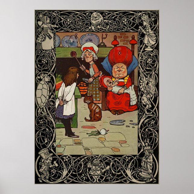 Alice In Wonderland Who Has Stole The Tarts Poster (Front)