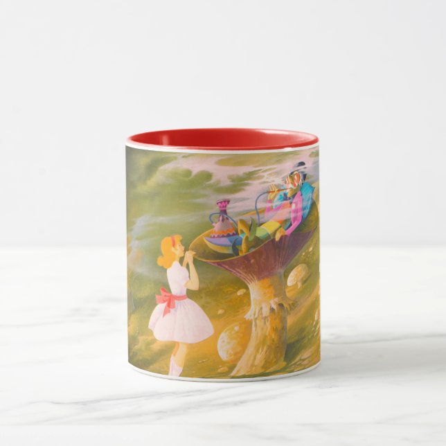Alice in Wonderland with Caterpillar Coffee Mug (Center)