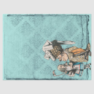 Alice in Wonderland with Duchess Turquoise Craft Tissue Paper