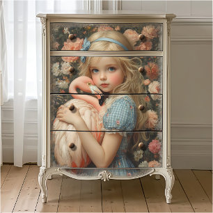 Alice in Wonderland with Flamingo Tissue Paper