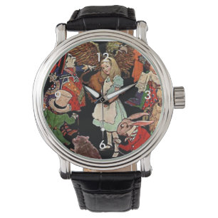 Alice in Wonderland with Friends Illustration Watch