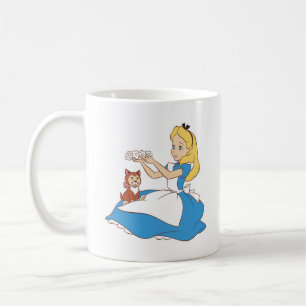 Alice in Wonderland's Alice and Dinah Disney Coffee Mug