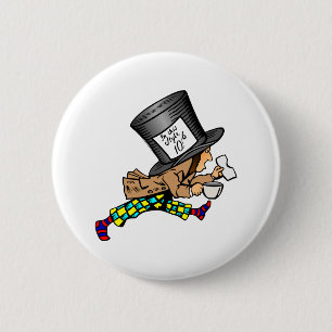 Alice in Wonderland's Mad Hatter 2 Inch Round Button