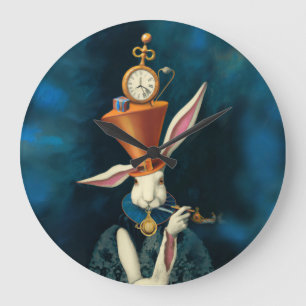 Alice In Wonderland's Rabbit, horloge murale