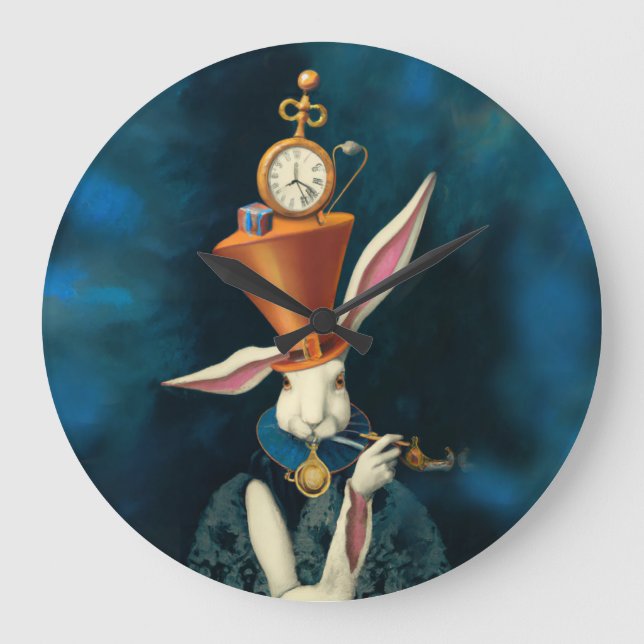 Alice In Wonderland's Rabbit, Wall Clock (Front)