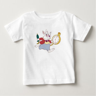 Alice in Wonderland's White Rabbit Running Disney Baby T-Shirt