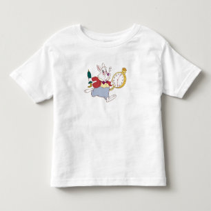 Alice in Wonderland's White Rabbit Running Disney Toddler T-shirt