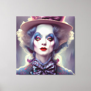 Alice IS the Hatter Canvas Print