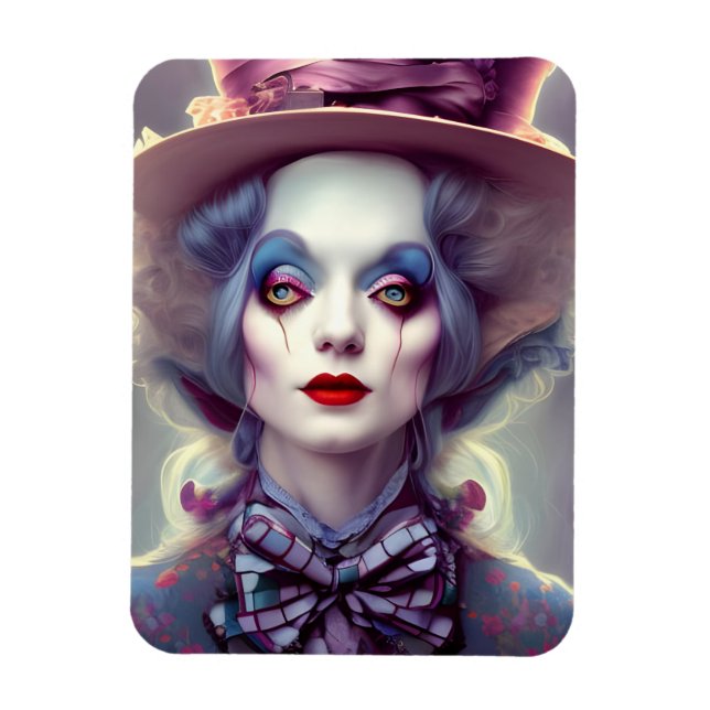 Alice IS the hatter  Magnet (Vertical)