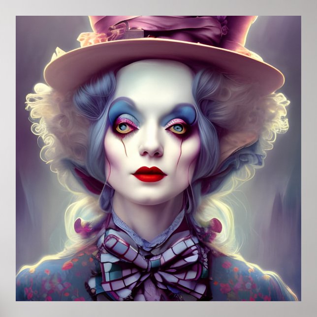 Alice IS the hatter Poster (Front)