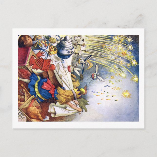 ALICE LOSES HER COOL IN WONDERLAND POSTCARD (Front)