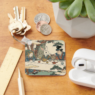 Alice Lost in Japan Ukiyo-e Mad Tea Party Keychain