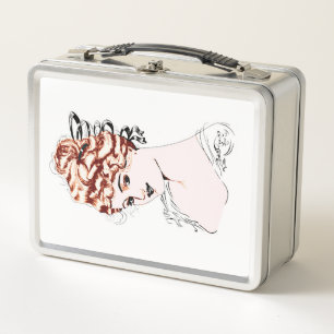 Alice M. McPherrin by Russell L. Swigert 1917 art Metal Lunch Box