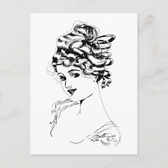 Alice M. McPherrin by Russell L. Swigert 1917 art  Postcard (Front)