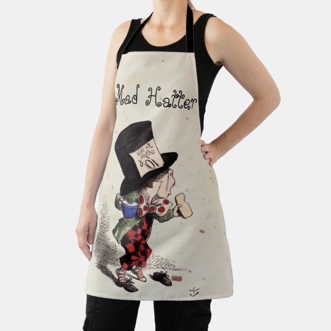 Alice -  Mad Hatter Tea Party 1865  Apron (Insitu)
