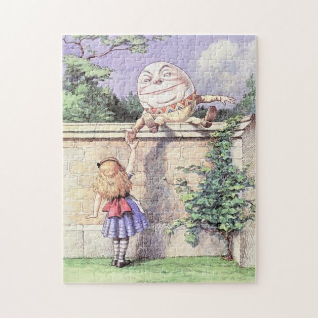 Alice Meets Humpty Dumpty Jigsaw Puzzle (Vertical)