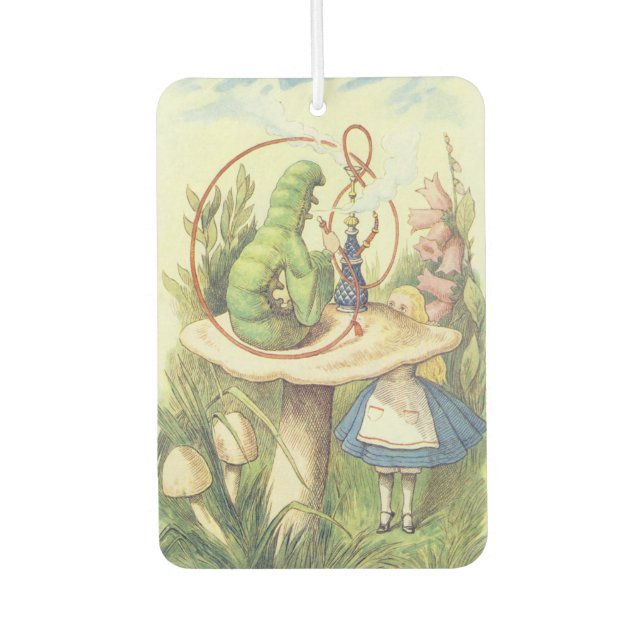 Alice Meets the Caterpillar Air Freshener (Front)