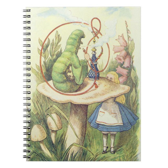 Alice Meets the Caterpillar Notebook (Front)