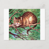 Alice Meets The Cheshire Cat in Wonderland
