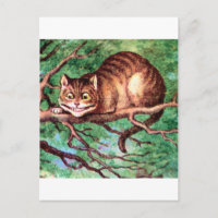 Alice Meets The Cheshire Cat in Wonderland