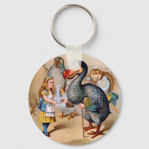 ALICE MEETS THE DODO BIRD KEYCHAIN