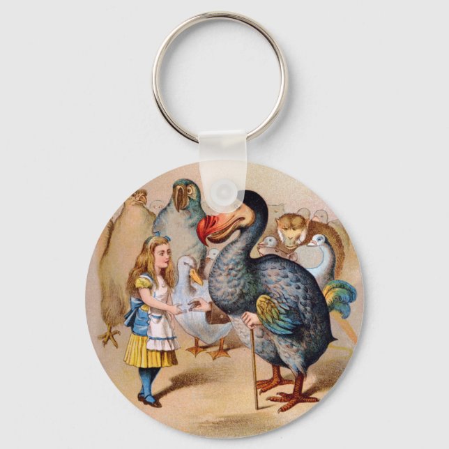 ALICE MEETS THE DODO BIRD KEYCHAIN (Front)