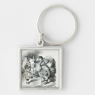 Alice meets the Dodo Keychain