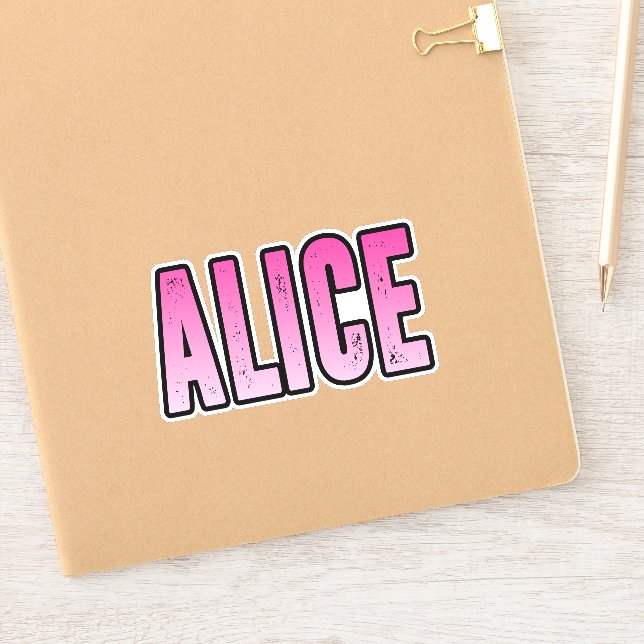 Alice name (Notebook)