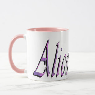 Alice, Name, Logo, Combo Coffee Mug