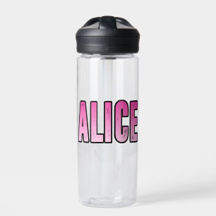 Alice name water bottle