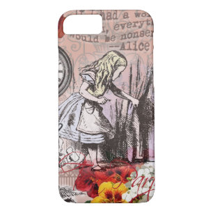 Alice nonsense curtain wonderland Case-Mate iPhone case