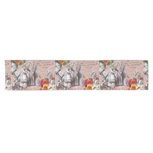 Alice nonsense curtain wonderland short table runner