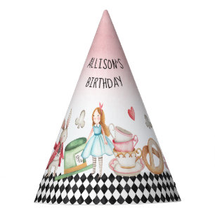 Alice Onederland Mad Tea Party Girl First Birthday Party Hat