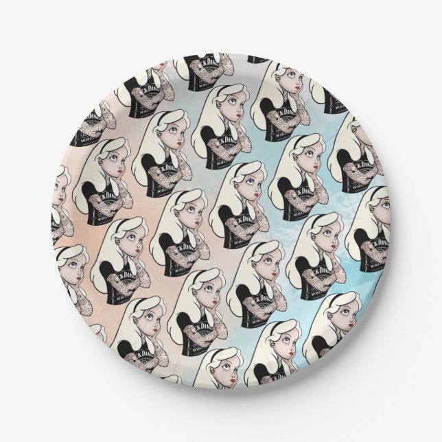 Alice Paper Plate (Front)