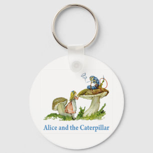 Alice Seeks Advice From The Caterpillar Keychain