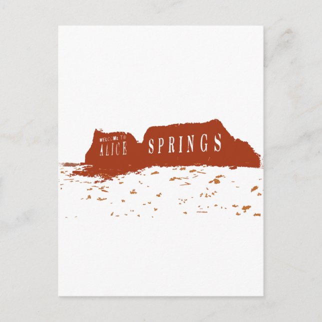 Alice Springs Postcard (Front)