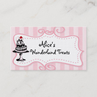 Alice Sweet Shop Business Cards