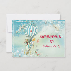 Alice Tea At Four RSVP Card