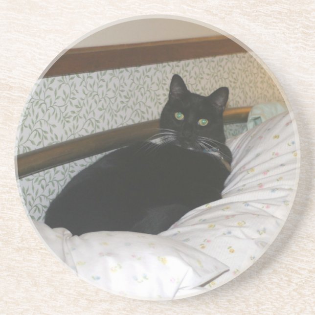 Alice the cat coaster (Front)