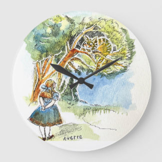 Alice & The Cheshire Cat Clock
