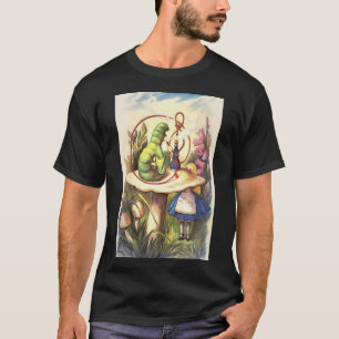 Alice The Hookah Smoking Caterpillar - Alice In W T-Shirt