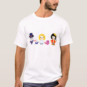 Alice, the Queen and the Mad Hatter T-Shirt