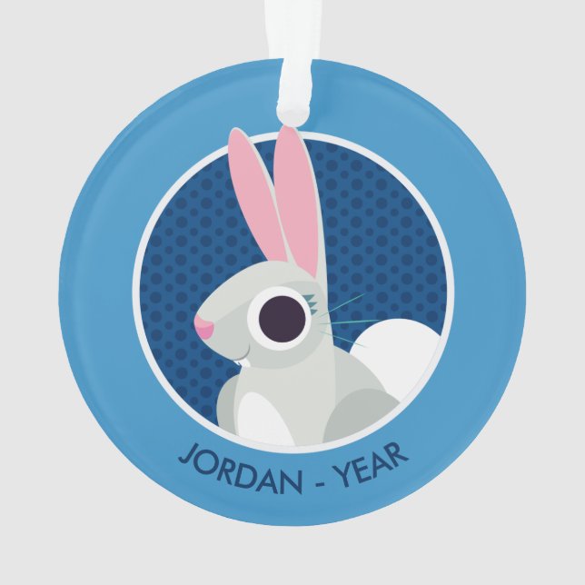 Alice the Rabbit Ornament (Back)