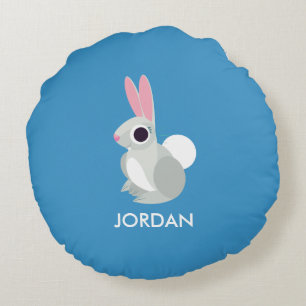 Alice the Rabbit Round Pillow