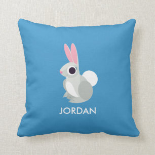 Alice the Rabbit Throw Pillow