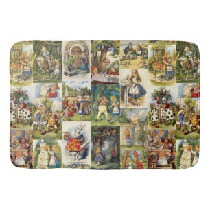 Alice through the Looking Glass bath matt Bath Mat