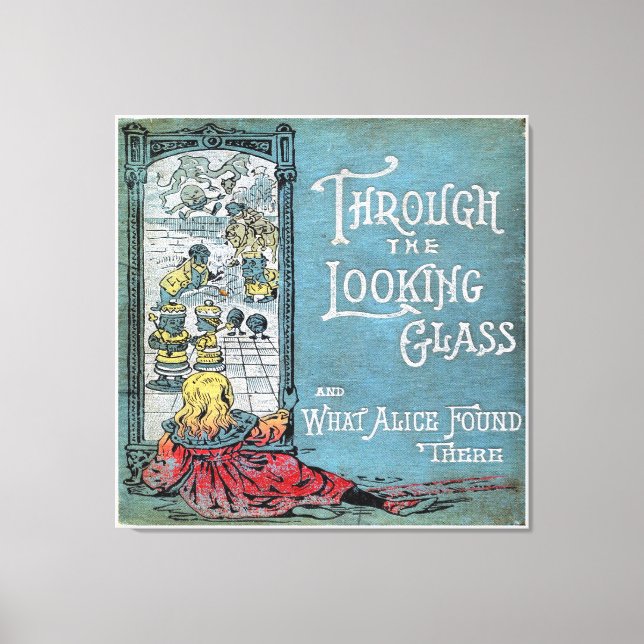 Alice Through The Looking Glass Canvas Print (Front)