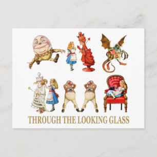 Alice Through the Looking Glass Postcard